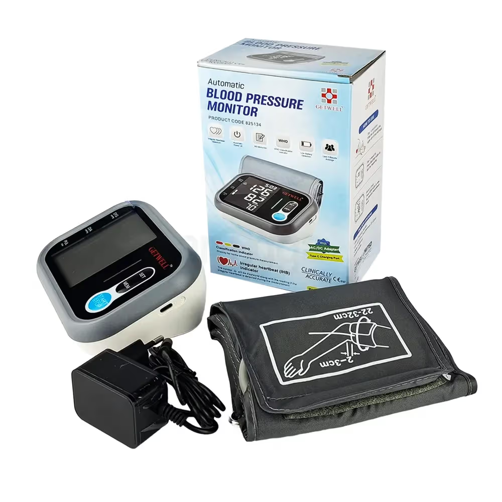 Getwell Digital Blood Pressure Monitor Set Automatic BP Machine Set (Model-GWDBPM-002)